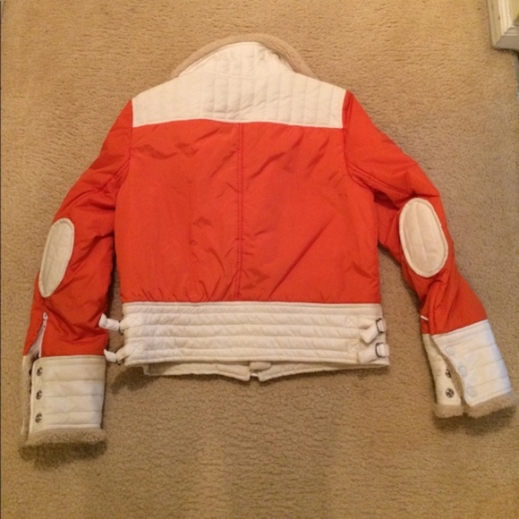 Marc Jacobs orange and ivory coat - Picture 6 of 6